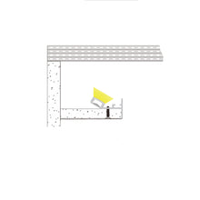 Load image into Gallery viewer, 40*26mm Architectural Drywall LED Strip Diffuser Aluminum Channel Profile for 12mm LED Strip Light (DK-DP4026)