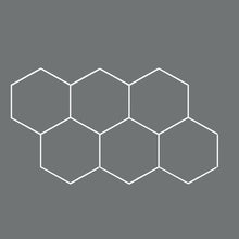 Load image into Gallery viewer, Hexagon Garage Lighting Super Bright LED Car Detailing Ceiling Light Honeycomb Garage Lights(DK-HGS406B)