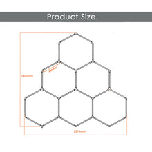 Load image into Gallery viewer, Hexagonal Led Garage Ceiling Lights For The High End Car Workshop And Detailing Barber Shops(DK-HGS406C)