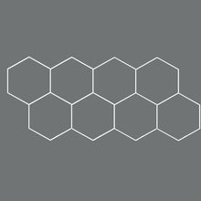 Load image into Gallery viewer, Hexagon LED Lighting Car Detail Garage Workshop Retail Light Honeycomb Hexagonal LED Light(DK-HGS408B)