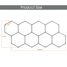 Load image into Gallery viewer, Hexagon LED Lighting Car Detail Garage Workshop Retail Light Honeycomb Hexagonal LED Light(DK-HGS408B)