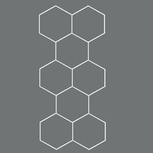 Load image into Gallery viewer, Hexagon LED Garage Light Honeycomb LED Car Detailing Lights for Workshop Barber Shop(DK-HGS408C)