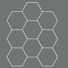 Load image into Gallery viewer, LED Garage Light Hexagon Car Detailing Light 9 Hex Grid System Hexagonal Garage Ceiling Lights(DK-HGS409A)