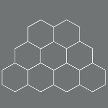 Load image into Gallery viewer, Hexagon LED Garage Lights Hexagon LED Lights Hexagon Garage LED Ceiling Lights for Car Workshop Barber Salon(DK-HGS409C)