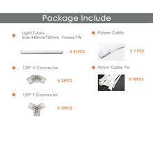 Load image into Gallery viewer, Seamless Connection Hexagonal LED Light Hexagon LED Garage Light Honeycomb Ceiling Hexagon Lights(DK-HGS410B)