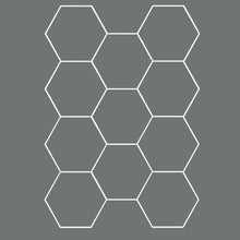 Load image into Gallery viewer, LED Garage Hex Grid Light for Auto Detailing Honeycomb Hexagon Ceiling Light for Car Wash Beauty Station(DK-HGS411A)