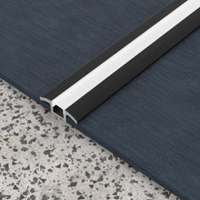 Load image into Gallery viewer, 44*11mm Floor Carpet LED Strip Diffuser Aluminum Channel Profile for 12mm LED Strip Light(DK-RP4411)
