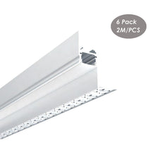 Load image into Gallery viewer, 51*41mm Ceiling Wall Edge Lit LED Plaster Profile Drywall Plaster Led Aluminum Channel Profile for 12.5mm Drywall (DK-DP5141)