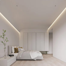 Load image into Gallery viewer, 51*41mm Ceiling Wall Edge Lit LED Plaster Profile Drywall Plaster Led Aluminum Channel Profile for 12.5mm Drywall (DK-DP5141)