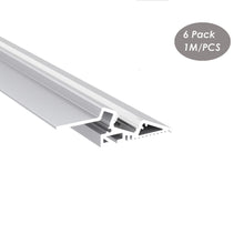 Load image into Gallery viewer, 62*20mm Wall to Floor Plaster LED Aluminum Profile LED Strip Light LED Drywall Profile Channel (DK-DP6220)