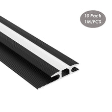 Load image into Gallery viewer, 64*13mm Residential Floor Carpet LED Strip Diffuser Aluminum Channel Profile for 12mm LED Strip Light(DK-RP6413)