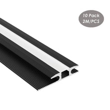 Load image into Gallery viewer, 64*13mm Residential Floor Carpet LED Strip Diffuser Aluminum Channel Profile for 12mm LED Strip Light(DK-RP6413）
