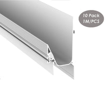 Load image into Gallery viewer, 64*136mm aluminum profile for led strip sheetrock wall aluminium led profile white drywall led channel (DK-DP64136)