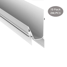 Load image into Gallery viewer, 64*136mm aluminum profile for led strip sheetrock wall aluminium led profile white drywall led channel (DK-DP64136)