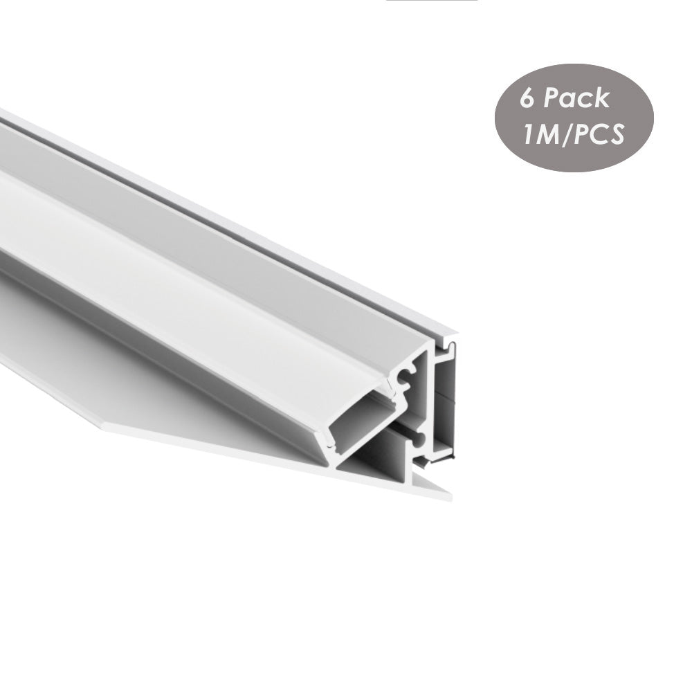 68*30mm Architectural LED Profile Indirect Light Wall Washer LED Aluminum Channel Profile for LED Tape Light (DK-DP6830）