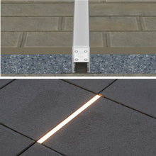 Load image into Gallery viewer, 70*68mm Outdoor Waterproof LED Inground Linear Light UV Resistance IK10 Paving Lighitng Aluminum LED Channel (DK-WP7068)
