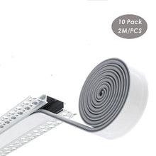 Load image into Gallery viewer, 75*13mm Plaster Led Profile With Long Diffuser Drywall Led Profile Strip Housing Aluminum Led Channel for 12.5mm Thick Drywall (DK-DP7513)