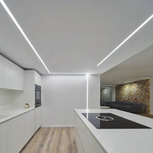 Load image into Gallery viewer, 75*13mm Plaster Led Profile With Long Diffuser Drywall Led Profile Strip Housing Aluminum Led Channel for 12.5mm Thick Drywall (DK-DP7513)