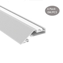Load image into Gallery viewer, 75*30mm Delkon Architectural Led Profile Cove Light Recessed into 5/8" Ceiling Indirect lighting Drywall Aluminum LED Channel(DK-DP7530)