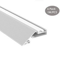 Load image into Gallery viewer, 75*30mm Delkon Architectural Led Profile Cove Light Recessed into 5/8" Ceiling Indirect lighting Drywall Aluminum LED Channel(DK-DP7530)