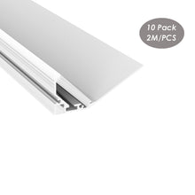 Load image into Gallery viewer, 81*33mm Architectural Wall Washer LED Strip Diffuser Aluminum Profile Channel for 15mm LED Strip Light (DK-DP8133）
