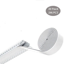 Load image into Gallery viewer, 90*19mm For Ceiling Light LED Drywall Channel Black Long Diffuser Recessed Drywall Plaster In Gypsum Aluminum LED Profile  (DK-DP9019)