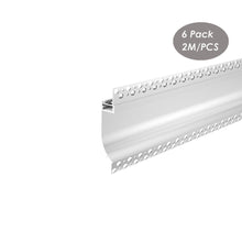 Load image into Gallery viewer, 133*18mm Architectural Skirtingboard Ceiling Plaster LED Profile Recessed Drywall LED Aluminum Profile(DK-DP13318)