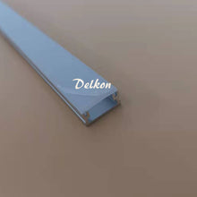 Load image into Gallery viewer, 16*9mm Floor Aluminum LED Profile with Clip-in Milky Diffuser Cover for 8-13mm Width Strip Light(DK-MP1609)