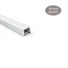 Load image into Gallery viewer, 17*12mm Magnet LED Aluminum Profile Channel With Milky Diffuser Cover for Under Cabinet Lighting(DK-MP1712)