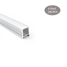 Load image into Gallery viewer, 17*18mm Magnet Aluminum Profile Cabinet LED Strip Channel Extrusion Track with Wire-Hidden Case(DK-MP1718)