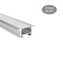 Load image into Gallery viewer, 19*16mm Magnet LED Channel,LED Strip Light Diffuser Profile With Milky Cover for Under Cabinet(DK-RP1916)