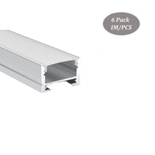 Load image into Gallery viewer, 19*16mm Magnet LED Profile,LED Strip Light Diffuser Channel With Milky Cover for Under Cabinet(DK-MP1916)