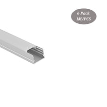 Load image into Gallery viewer, 20*15mm U Shape LED Alu Profil with Milky Diffuser Cover for 8-17mm Width Strip Light(DK-MP2015)