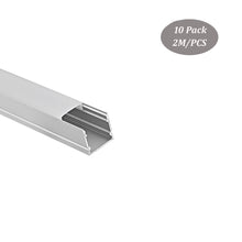 Load image into Gallery viewer, 20*20mm LED Strip Profile Housing with Milky Diffuser Cover for 8-17mm Width Strip Light(DK-MP2020)