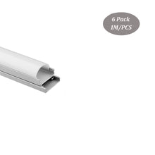 Load image into Gallery viewer, 20*20mm Aluminum LED Channel with Double Decker Wire Hiden Case for 8-16mm LED Strip Light(DK-MP2020A)