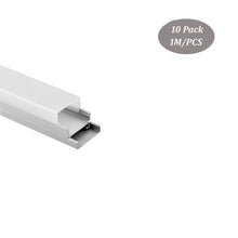 Lataa kuva Galleria-katseluun, 20*20mm Alu Profile LED with Double Decker Wire Hiden Case for 8-16mm LED Strip Light(DK-MP2020B)