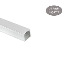 Load image into Gallery viewer, 23*20mm U Shape Alu Profile LED with Milky Diffuser Cover for Double Row Tape Light(DK-MP2320)