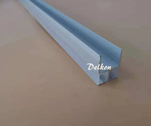 Carregar imagem no visualizador da galeria, 28*20mm Aluminum LED Profile for 18mm Thickness Wood Cabinet Shelf Up and Down Light(DK-MP2820)