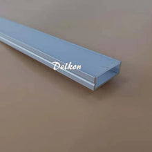 Carregar imagem no visualizador da galeria, 30*10mm Alu LED Profile with Milky Diffuser Cover for 8-27mm Width Strip Light (DK-MP3010)