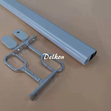 Carregar imagem no visualizador da galeria, 30*15mm Wardrobe/Closet Mounted Aluminum LED Profile With Hanging Rails for 8-12mm LED Strips(DK-MP3015)