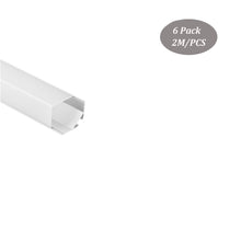 Load image into Gallery viewer, 30*30mm Corner Aluminum LED Profile with Milky Diffuser Cover for 8-20mm Width Strip Light(DK-MP3030B)