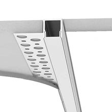 Load image into Gallery viewer, 33*13mm Delkon Plaster-in LED Profile with Milky Diffuse Cover Lense,Drywall Aluminum Channel for Tile/Marble(DK-DP3311)