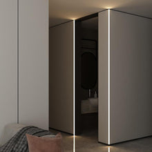 Load image into Gallery viewer, 33*13mm Delkon Plaster-in LED Profile with Milky Diffuse Cover Lense,Drywall Aluminum Channel for Tile/Marble(DK-DP3311)