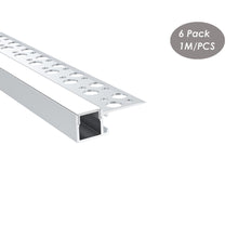 Load image into Gallery viewer, 36*14mm Plaster in LED Profile Wall Ceiling Aluminum LED Channel Extrusion Track for Architectural Home Theater(DK-DP3614)