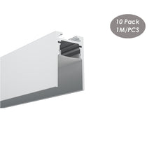 Afbeelding in Gallery-weergave laden, 37*21mm LED Strip Diffuser Aluminum Profile With Milky Cover Alu Channel Extrusion Track(DK-MP3721)