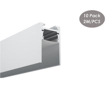 Afbeelding in Gallery-weergave laden, 37*21mm LED Strip Diffuser Aluminum Profile With Milky Cover Alu Channel Extrusion Track(DK-MP3721)