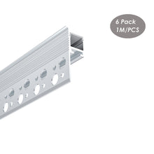 Load image into Gallery viewer, 39*15mm Architectural Drywall LED Plaster Profile Wall Ceiling Aluminum LED Channel Extrusion Track(DK-DP3915)