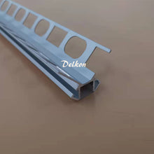 Load image into Gallery viewer, 39*27mm Outer Corner Tile Edge LED Profile for Strip Light,Aluminum Channel with Clip-in Diffuser and End Caps for Kitchen/Bathroom(DK-DP3927)