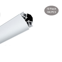 Load image into Gallery viewer, 39*39mm Corner Wall LED Aluminum Profile Channel Extrusion Track for Home Theater Automation Hotel(DK-MP3939)