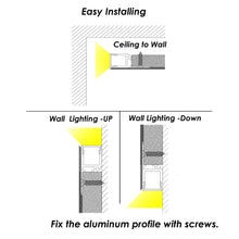 Load image into Gallery viewer, 42*20mm Gypsum LED Strip Channel Recessed Drywall Plaster Aluminum Profile for Wall Ceiling(DK-DP4220)